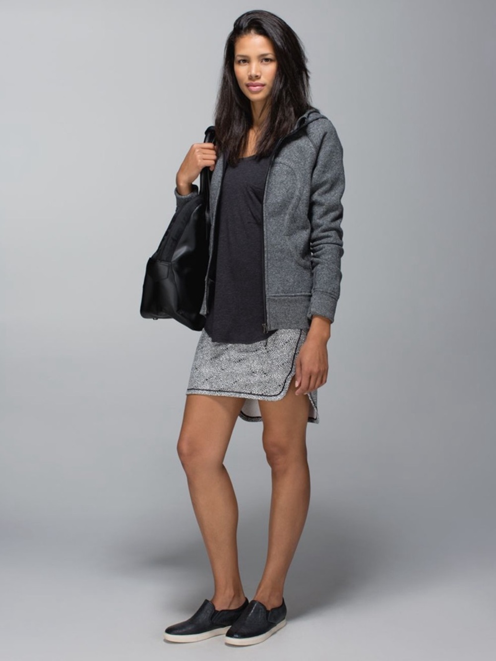 Lululemon City Skirt Plush Petal Deep Coal Ghost excellent pre owned condition